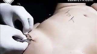 Breast and pussy sewing