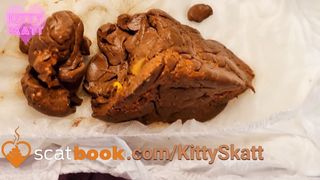 Kitty Skatt diaper full of shit!