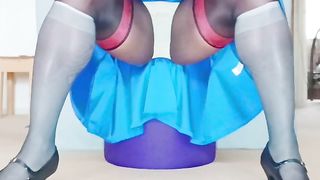 BlueGirl70 Wide Legs Panties Exposure