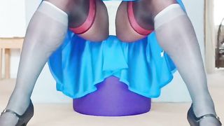 BlueGirl70 Wide Legs Panties Exposure