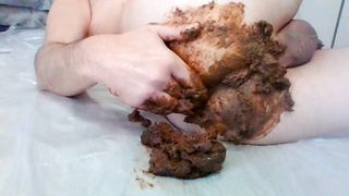 scat play with dildo