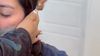 Fantasizing 18-year-old Taped & Gagged by Masked MILF
