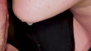 Lady Stepmom Deepthroat Taboo Cum in Mouth Drain Balls