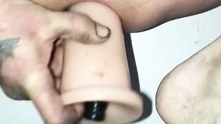 Deep fisting of me by me