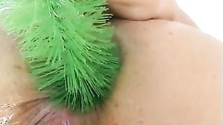 Toilet Brush & Cleaner Brush Extreme Masturbation