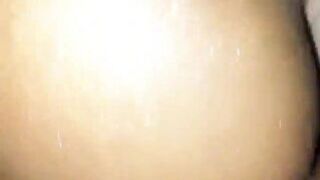 Having Fun in Shower, Tasting My Big Cock in Her Pussy BBC MILF