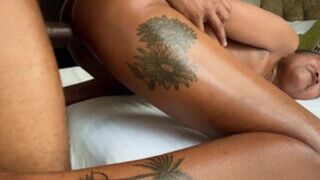 Lightskin Tattoo Girl Gets Some Real Hardcore Pounding From Her Ex Boyfriend