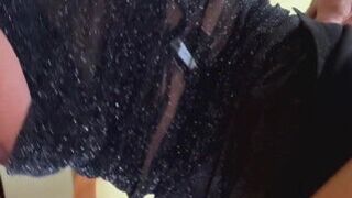 Busty Blonde MILF Rides Hard Cock on Chair