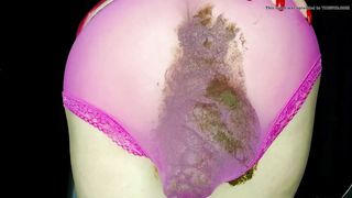 Pink panty poop part 3