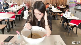 Streamer vomits