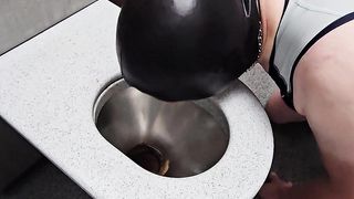 Public Toilet licking