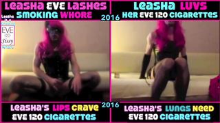 Sissy Slut Smoking Deep and Fapping Harder