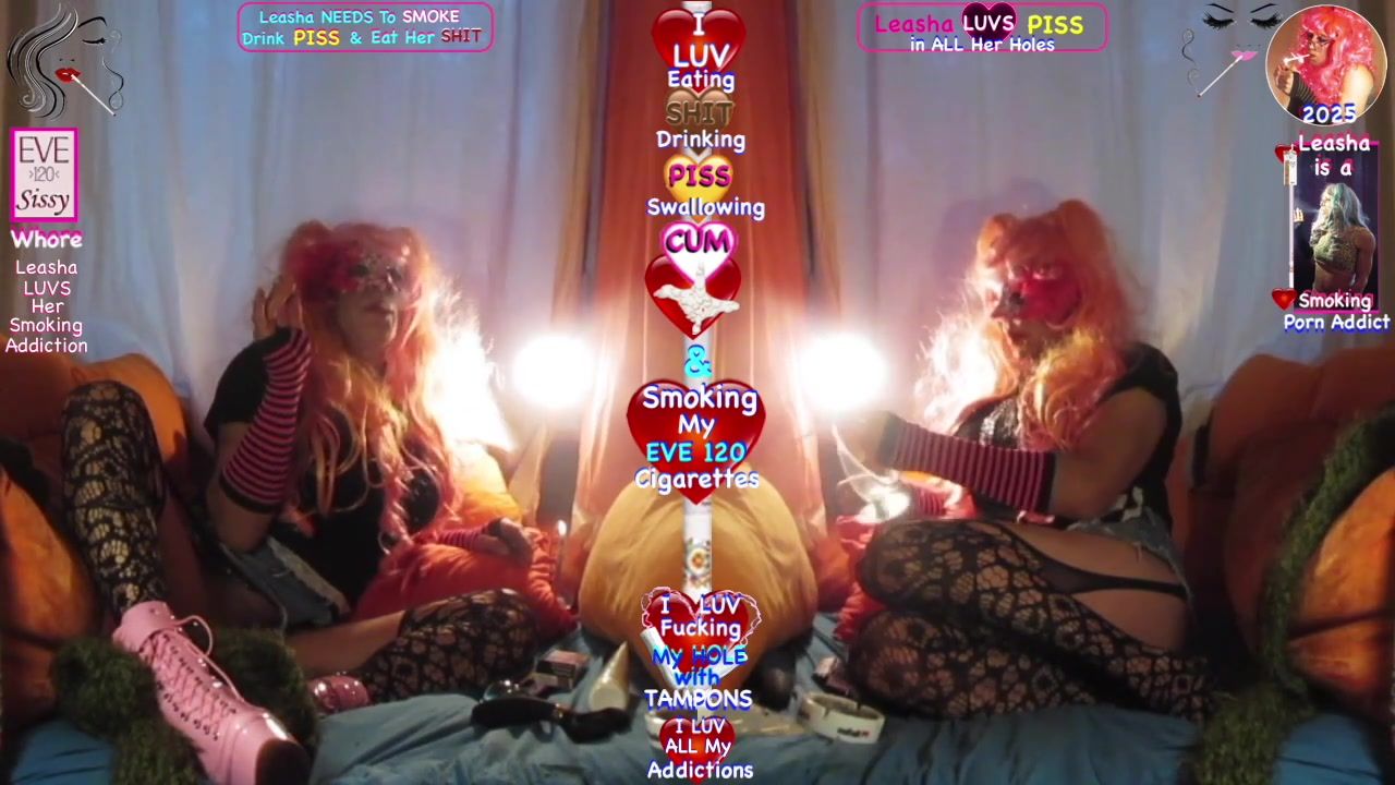 Sissy Pissy Shitty Kitty Smoking WichsFlittchen