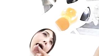Japanese toilet girl