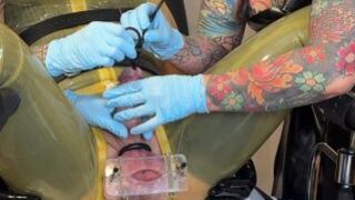 CBT Ball Crushing and Double Silicone Sounding with Madame Li Yi