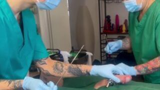 Double Domme Medfet Sounding Exam and Treatments with Madame Li