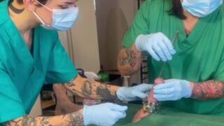 Double Domme Medfet Sounding Exam and Treatments with Madame Li