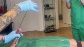 Double Domme Medfet Sounding Exam and Treatments with Madame Li