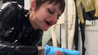 Hammering His Balls to the Wood Board Fucking That Dick Pissing
