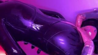 Objectrifying a Rubber Sex Toy Face Sitting and Dildo Gag Riding