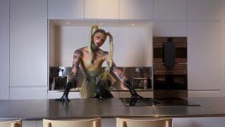 Pigbugs Latex Doll and Pig Squirting on the Countertop ft Mi