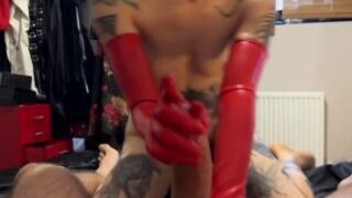 Perverted Nurse Latex Glove Handjob and Fucking POV ft Mistressa