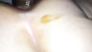 Fat bitch deepthroat shit covered bbc.