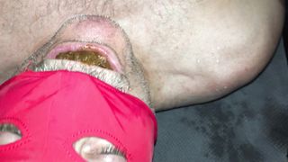 scat eating male