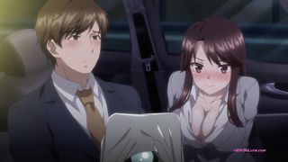 Office suit MILF stripped & ridden wild on car seat ⋄ Dubbed HENTAI (Uncensored)