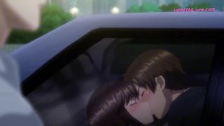 Office suit MILF stripped & ridden wild on car seat ⋄ Dubbed HENTAI (Uncensored)