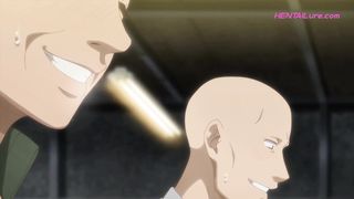 MILF captive tied to bed gets gangbanged & creampied by mafia clan (ENG Dubbed)