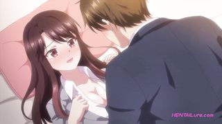 MILF agent initiates hard bedroom sex with younger colleague ▰ Dubbed Uncensored