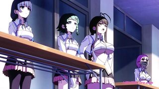 College girl grabbed hard as virgin squad unites on wild classroom floor ◇ Dubbed Exc